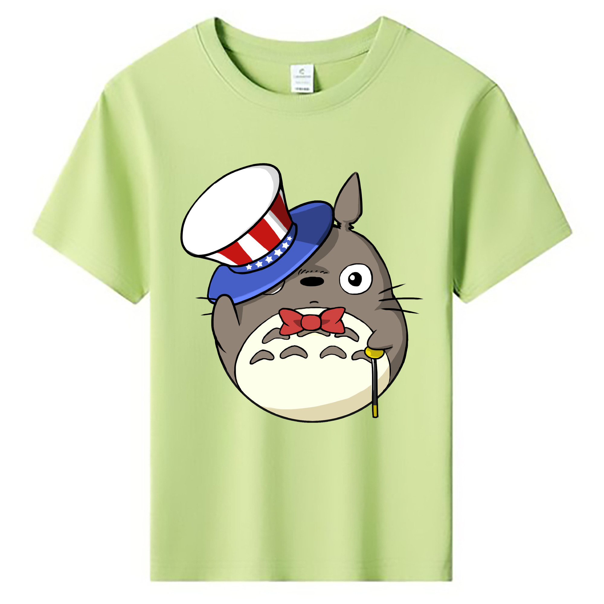 （画像用） となりのトトロ 草壁メイ 草壁サツキ My Neighbor Totoro Satsuki Kusakabe Mei Kusakabe 綿100％キッズTシャツ（フロントプリント）